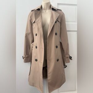 Zara Classic Double-Breasted Trench Coat